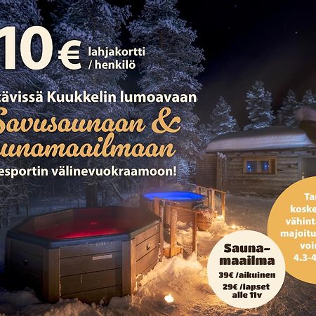 Kuukkeli Log Houses Teerenpesae - Premium Suite A48 Saariselka Exteriér fotografie