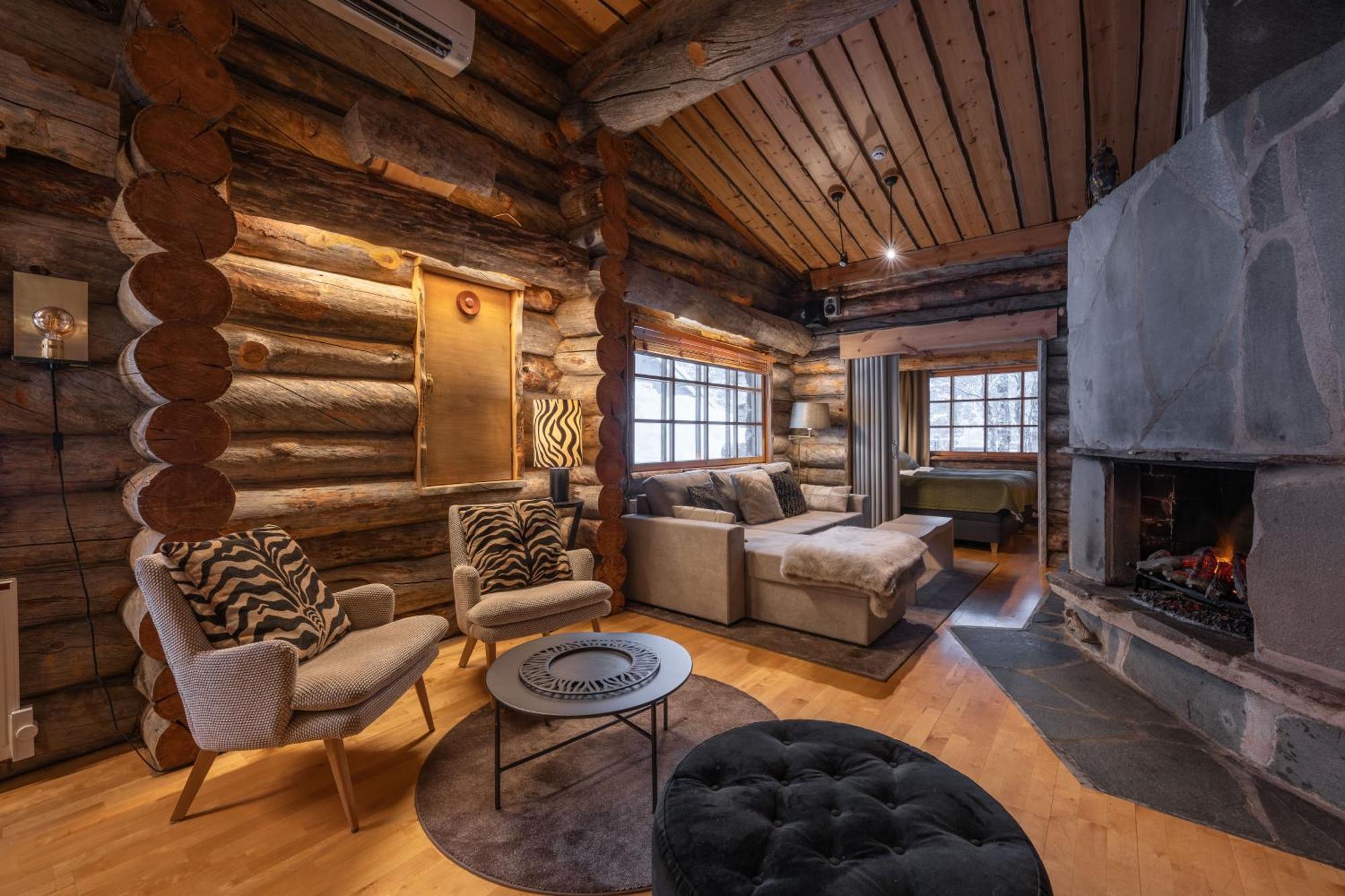 Kuukkeli Log Houses Teerenpesae - Premium Suite A48 Saariselka Exteriér fotografie