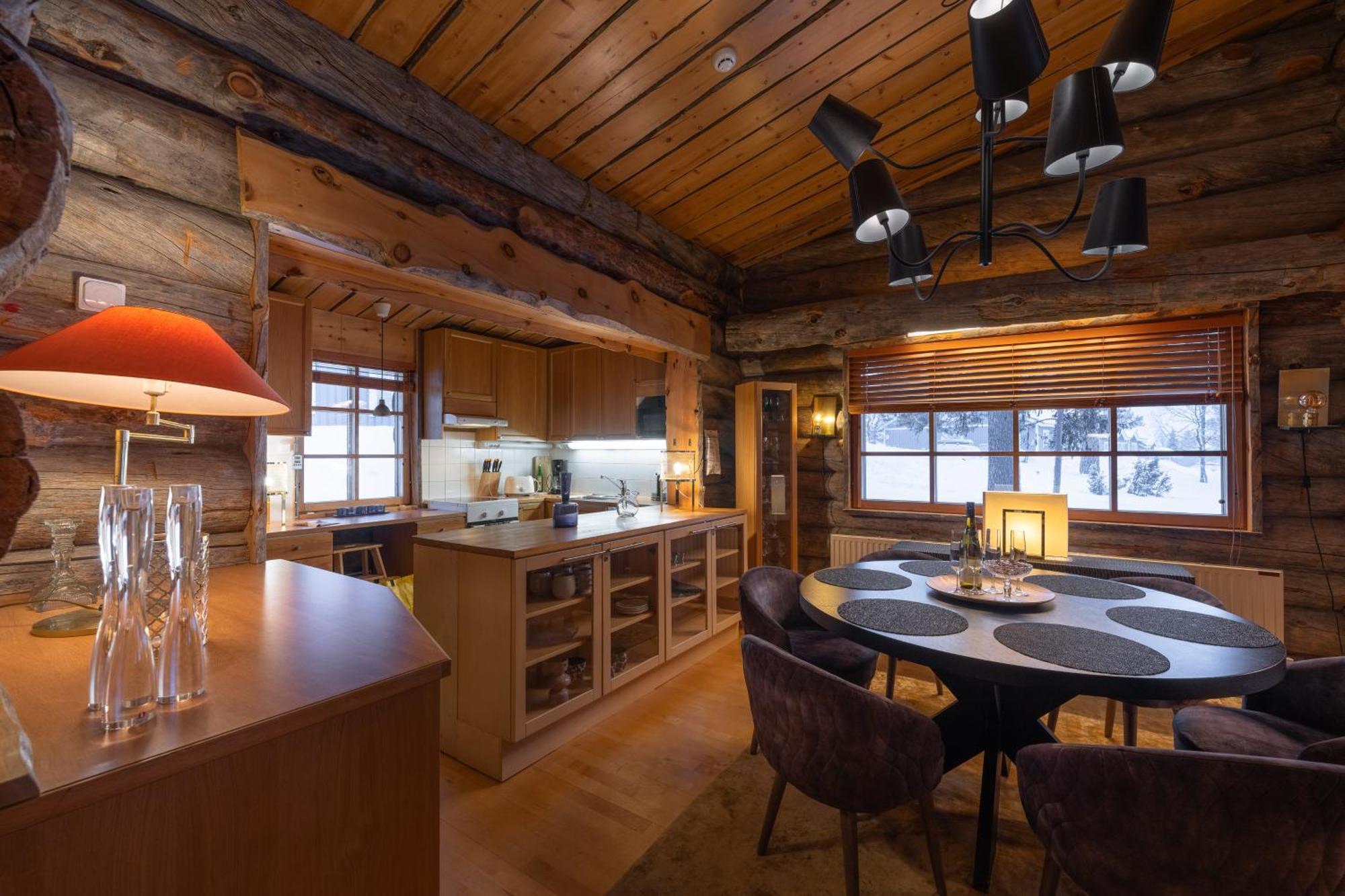 Kuukkeli Log Houses Teerenpesae - Premium Suite A48 Saariselka Exteriér fotografie