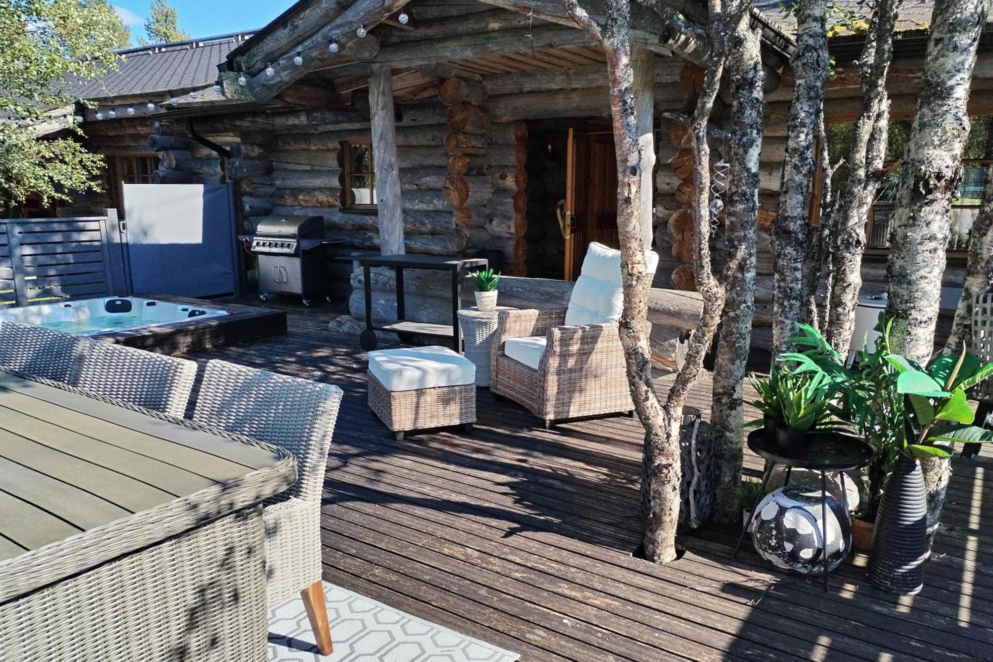 Kuukkeli Log Houses Teerenpesae - Premium Suite A48 Saariselka Exteriér fotografie