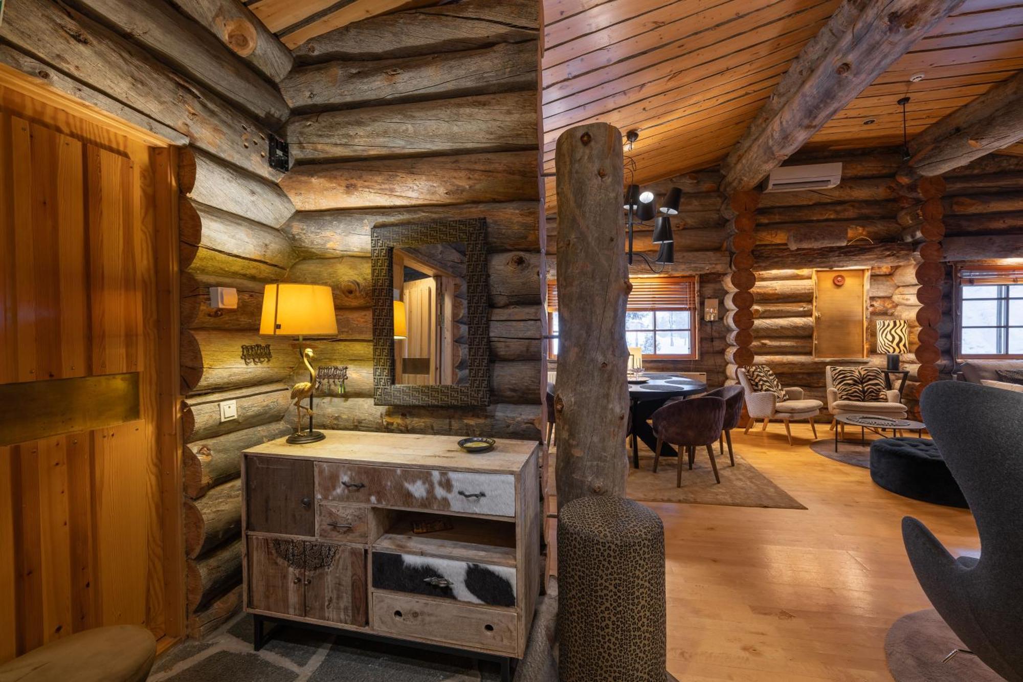 Kuukkeli Log Houses Teerenpesae - Premium Suite A48 Saariselka Exteriér fotografie
