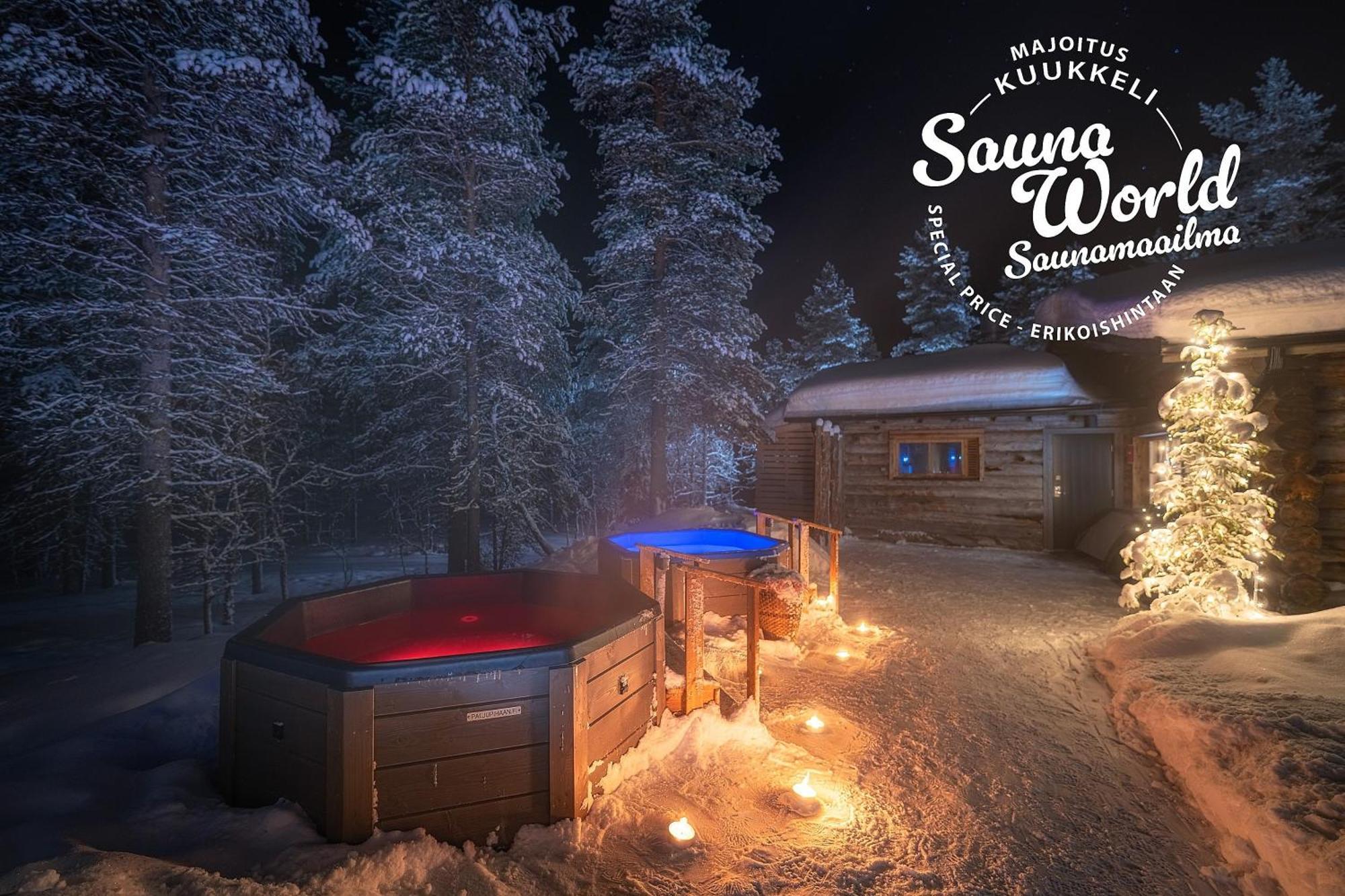 Kuukkeli Log Houses Teerenpesae - Premium Suite A48 Saariselka Exteriér fotografie