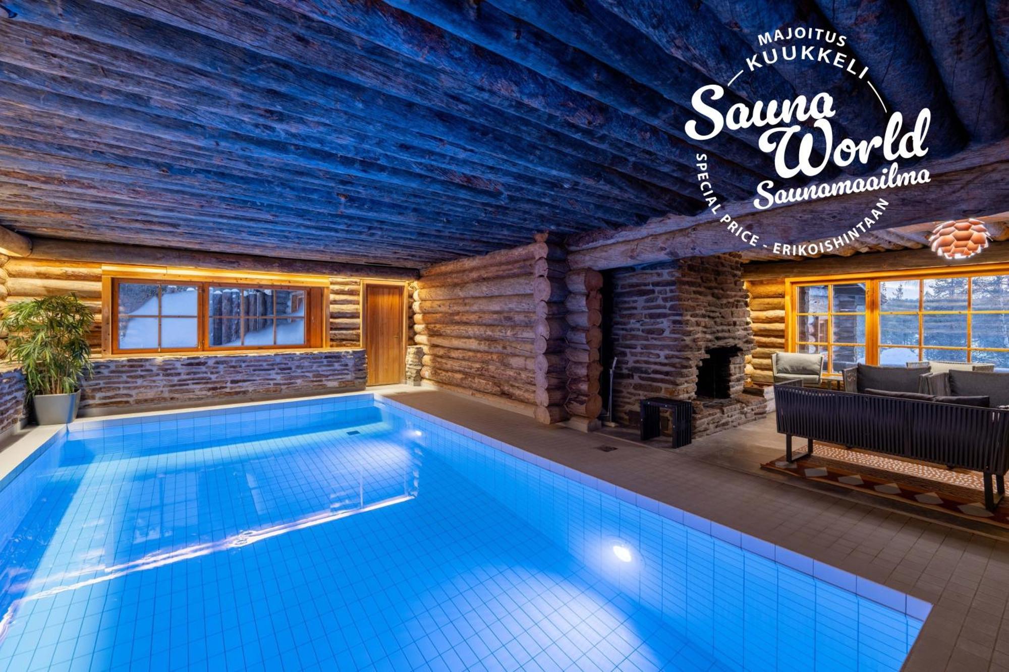 Kuukkeli Log Houses Teerenpesae - Premium Suite A48 Saariselka Exteriér fotografie