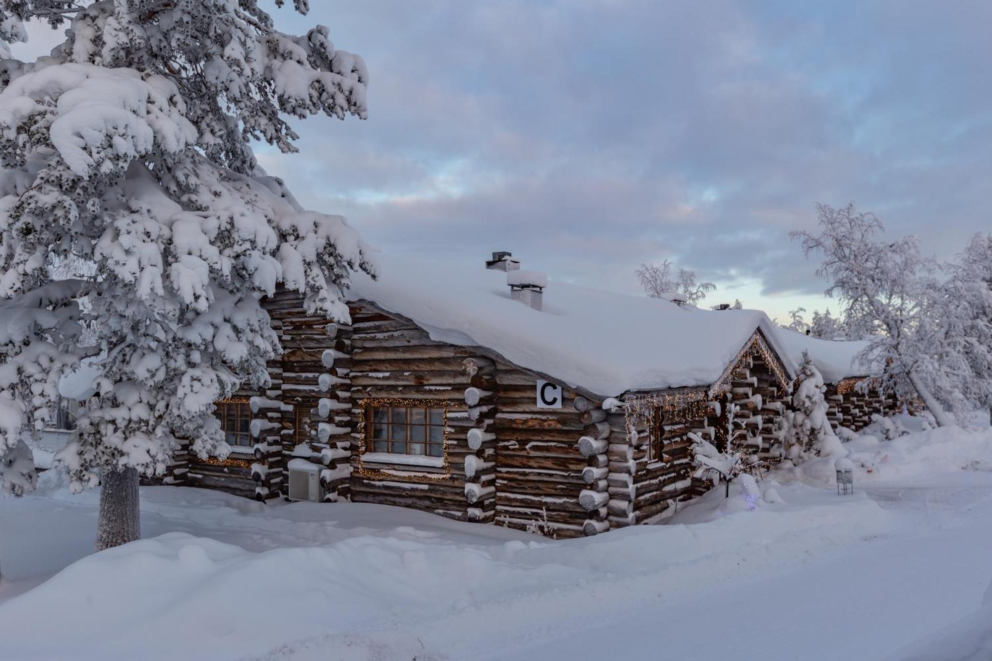 Kuukkeli Log Houses Teerenpesae - Premium Suite A48 Saariselka Exteriér fotografie