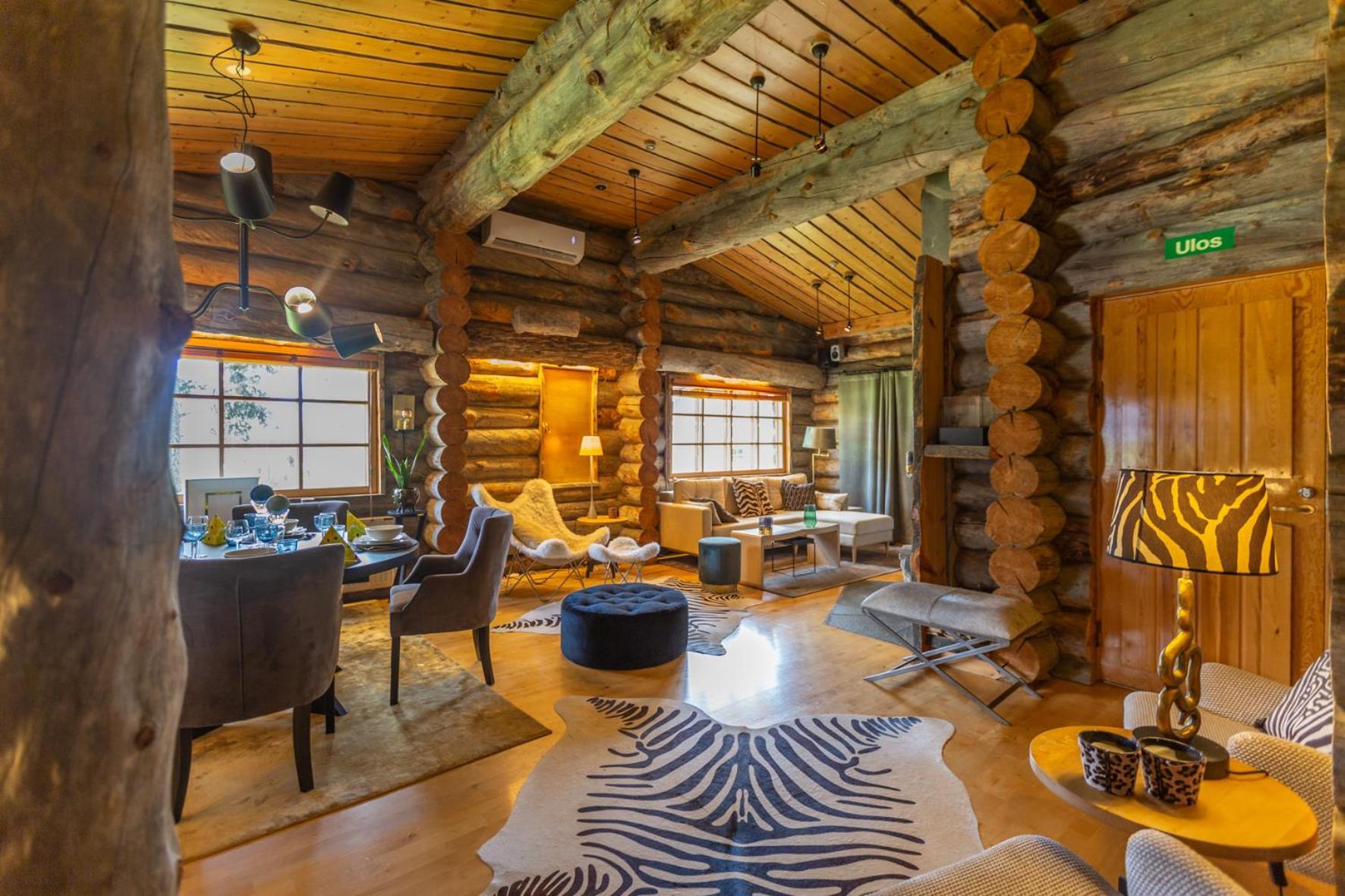 Kuukkeli Log Houses Teerenpesae - Premium Suite A48 Saariselka Exteriér fotografie