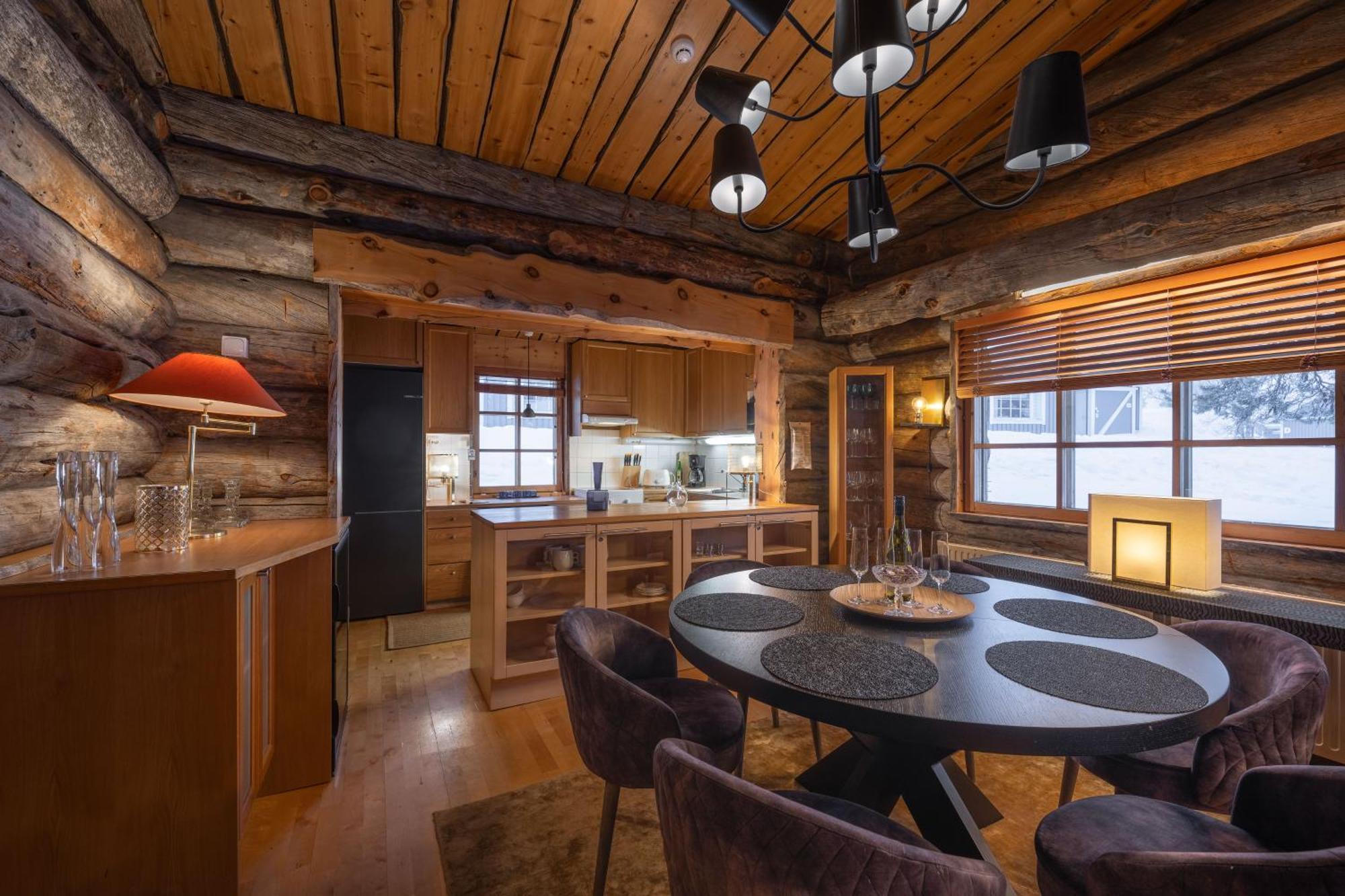 Kuukkeli Log Houses Teerenpesae - Premium Suite A48 Saariselka Exteriér fotografie